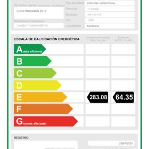 certificado de eficiencia energetica